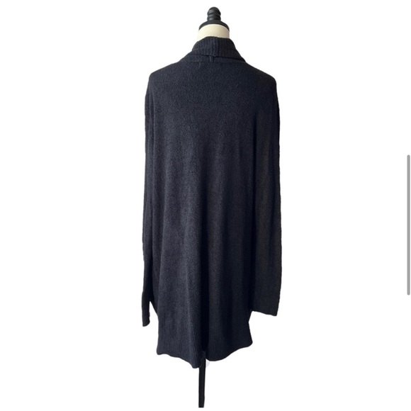 Barefoot Dreams black cozy chic circle cardigan size Medium - Picture 5 of 8